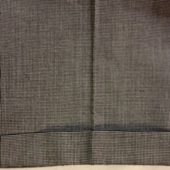 NWOT IVY Crew Slacks-Pants Men's 42X30 Gray Houndstooth Pleated, Creased, Cuffed - Picture 5 of 16